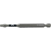 Impactech&reg; Power Bit, Square, #3 Tip, 1/4" Drive Size, 6" Length Brunswick Fyr & Safety