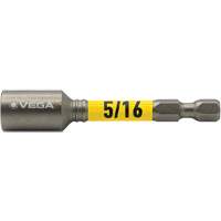 Impactech&reg; Nut Driver, 5/16" Tip, 1/4" Drive, 2-9/16" L, Magnetic Brunswick Fyr & Safety