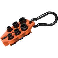 Grab-And-Go Impact Socket Set, SAE, 7 Pcs, Impact, 3/8" Drive Size Brunswick Fyr & Safety