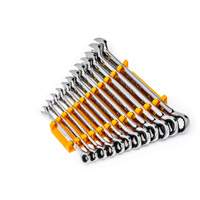 90-Tooth 12 Point Wrench Set, Ratcheting Combination, 12 Pieces, Metric Brunswick Fyr & Safety