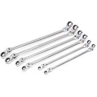 90-Tooth 12 Point Metric GearBox Double Ratcheting Wrench Set, Flex Head, 6 Pieces, Metric Brunswick Fyr & Safety