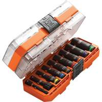 Jeu de douilles KNECT, 9 Mcx, Chocs, Prise de 3/8", Profond Brunswick Fyr & Safety