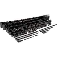 6-Point SAE/Metric Master Socket Set, 209 Pcs, Impact, Deep Brunswick Fyr & Safety