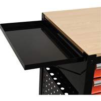 Utility Cart, 4 Drawers, Black/Orange Brunswick Fyr & Safety