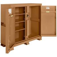 Model 111 Jobsite Cabinet with Padlock, Steel, 47.5 Cubic Feet, Tan Brunswick Fyr & Safety