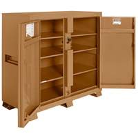 Model 139 Jobsite Cabinet with Padlock, Steel, 59.4 Cubic Feet, Tan Brunswick Fyr & Safety
