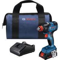 Two-In-One Bit/Socket Impact Driver/Wrench Kit, 1/2", 1800 in-lbs. Max. Torque, 18 V, Lithium-Ion Brunswick Fyr & Safety