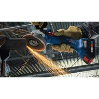 Brushless Angle Grinder with Slide Switch, 4-1/2" Wheel, 18 V Brunswick Fyr & Safety