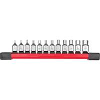 Jeu de douilles longues &agrave; embouts SAE, Hexagonale, Prise 1/4", 12 mr Brunswick Fyr & Safety