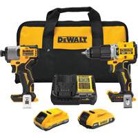 XR Brushless Cordless Premium Drill Driver Kit with 4 Ah POWERSTACK Battery and 2 Ah Battery, 20 V Brunswick Fyr & Safety