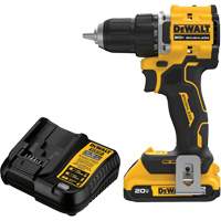 Ensemble visseuse-perceuse sans fil et sans balai ATOMIC COMPACT SERIES, Lithium-ion, 20 V, Mandrin 1/2" Brunswick Fyr & Safety