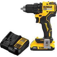 Ensemble de perceuse-visseuse sans fil et sans balai, Lithium-ion, 20 V, Mandrin 1/2" Brunswick Fyr & Safety