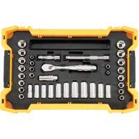 Jeu d'outils 3/8" & 1/2" pour m&eacute;canicien avec plateau & couvercle TOUGHSYSTEM 2.0 Brunswick Fyr & Safety