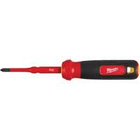 2-in-1 1000V Insulated Flip Shank Multi-Bit Screwdriver, 8-4/5" L, Cushion Grip Handle Brunswick Fyr & Safety