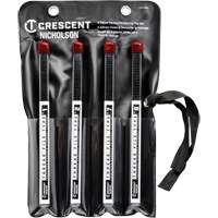 4-Piece Thread Restoring File Set, Square, 9" Brunswick Fyr & Safety