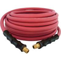 Tuyau  en caoutchouc MAXPRO, Air/Eau, Caoutchouc EDPM/Polyester, 3/8" dia. x 50', 300 psi, 1/4 NPT Brunswick Fyr & Safety