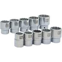12-Point SAE Socket Set, 10 Pcs, 3/4" Drive Size Brunswick Fyr & Safety