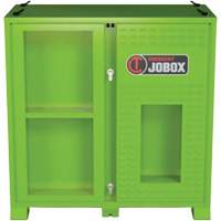 Ventilated Onsite PPE Storage Cabinet, Steel, High-Visibility Lime Green Brunswick Fyr & Safety