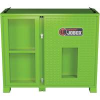 Ventilated Onsite PPE Storage Cabinet, Steel, High-Visibility Lime Green Brunswick Fyr & Safety