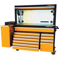 MEGAMOD Master Mechanics Tool Set in Premium Modular Foam Trays with Tool Storage & Shop Equipment, 1331 Pieces Brunswick Fyr & Safety
