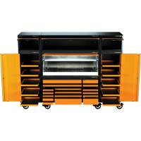 MEGAMOD Mechanics Tool Set in Premium Modular Foam Trays with Tool Storage & Shop Equipment, 1858 Pieces Brunswick Fyr & Safety