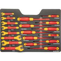 Jeu d'outils VDE isol&eacute;s, 1000 V, 39 M Brunswick Fyr & Safety