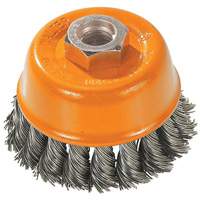 Knot-Twisted Wire Cup Brush, 3" Dia. x M14 Arbor UE888 | Brunswick Fyr & Safety