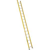 Industrial Extra Heavy-Duty Straight Ladders (5600 Series), 16', Fibreglass, 375 lbs., CSA Grade 1AA VC272 | Brunswick Fyr & Safety