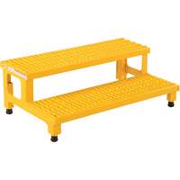 Adjustable Step-Mate Stand, 2 Step(s), 36-3/16" W x 22-7/8" L x 15-1/4" H, 500 lbs. Capacity VD447 | Brunswick Fyr & Safety