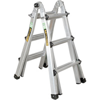 &eacute;chelle t&eacute;lescopique multipositions, 2,916' - 9,75', Aluminium, 300 lb, CSA calibre 1A Brunswick Fyr & Safety