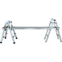 Telescoping Multi-Position Ladder, 2.916' - 9.75', Aluminum, 300 lbs., CSA Grade 1A VD689 | Brunswick Fyr & Safety