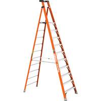 Safespace Platform Step Ladder, 10', 300 lbs. Cap. Brunswick Fyr & Safety