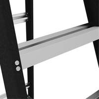 Step Ladder with Paint Tray, 10', Fibreglass, 250 lbs. Capacity, Type 1 Brunswick Fyr & Safety