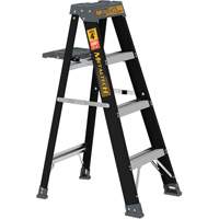 Step Ladder with Paint Tray, 4', Fibreglass, 250 lbs. Capacity, Type 1 Brunswick Fyr & Safety