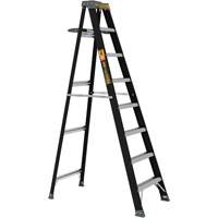 Step Ladder with Paint Tray, 8', Fibreglass, 250 lbs. Capacity, Type 1 Brunswick Fyr & Safety