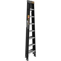 Step Ladder with Paint Tray, 8', Fibreglass, 250 lbs. Capacity, Type 1 Brunswick Fyr & Safety