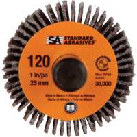 Standard Abrasives™ Flap Wheel, Aluminum Oxide, 120 Grit, 1" x 1" x 1/4" VE680 | Brunswick Fyr & Safety