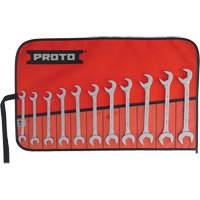 11-Piece Angled Open-End Wrench Set, Polished Brunswick Fyr & Safety