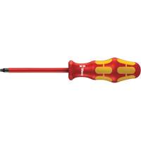 Insulated Square Plus Screwdriver, #2 Tip, Round, 8-1/16" L, Plastic Handle Brunswick Fyr & Safety