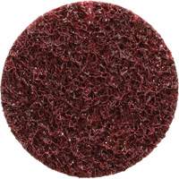 Disque de conditionnement de surface &agrave; remplacement rapide Standard Abrasives, 2" dia., Grain Moyen, Oxyde d'aluminium Brunswick Fyr & Safety