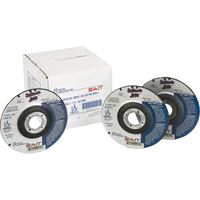 Cut-Off Wheel, 4-1/2" x 0.045", 7/8" Arbor, Type 27, Aluminum Oxide/Ceramic, 13500 RPM VU964 | Brunswick Fyr & Safety