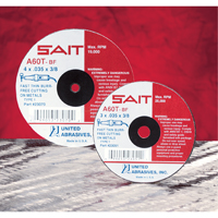 Meule &agrave; tronçonner, 5" x 0,045", Arbre de 7/8", Type 27, Oxyde d'aluminium/C&eacute;ramique, 12 200 Tr/min Brunswick Fyr & Safety