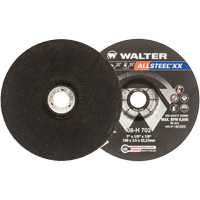 Allsteel™ XX Depressed Centre Grinding Wheels, 7" x 1/8", 7/8" arbor, Type 27 VV722 | Brunswick Fyr & Safety