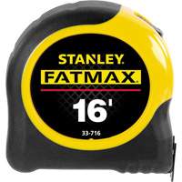 FatMax&reg; Measuring Tape, 1-1/4" x 16', 16ths of an Inch Graduations Brunswick Fyr & Safety