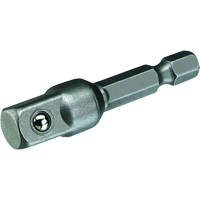 Socket Adapter, 1/4" Drive Size, 3/8" Male Size, Ball, 2" L WP993 | Brunswick Fyr & Safety