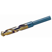 1/2" Reduced Round Shank Split Point Drill Bit, 1/2", Cobalt, 3-1/8" Flute, 118° Point WU021 | Brunswick Fyr & Safety