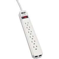 Protect-It Surge Suppressors, 6 Outlets, 720 J, 1800 W, 4' Cord XB262 | Brunswick Fyr & Safety