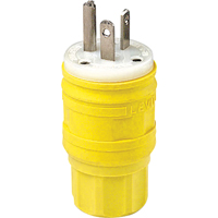 Pris &agrave; lames droites &eacute;tanche Wetguard, Plastique, 20 A, 250 V Brunswick Fyr & Safety