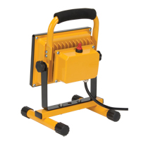 Portable Work Light, LED, 20 W, 2500 Lumens, Aluminum Housing Brunswick Fyr & Safety