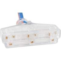 Cordon rallonge en caoutchouc TPE avec indicateur lumineux, Toutes saisons, SJEOW, AWG 12/3, 15 A, 3 prise(s), 25' Brunswick Fyr & Safety